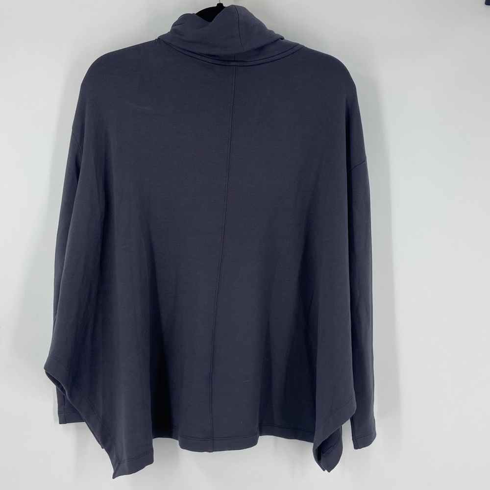 Athleta Gray Cowl Neck Top Sweatshirt Womens Small - Picture 2 of 7